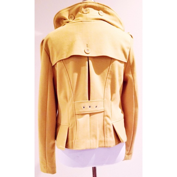 Mustard Ruffled Jacket - Picture 2 of 3